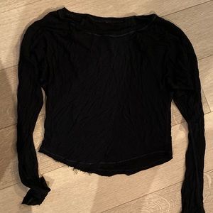 Lululemon Tencel Crop LS tee